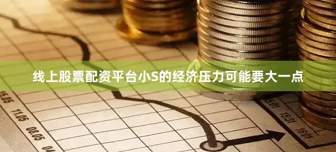线上股票配资平台小S的经济压力可能要大一点